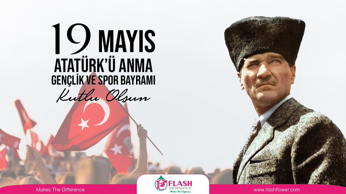 19 Mayıs Atatürk’ü Anma, Gençlik ve Spor Bayramımız Kutlu Olsun! 🇹🇷🌸

#atatürk #19mayıs #19mayıs1919 #19mayısatatürküanmagençlikvesporbayramı #bubayramsenin