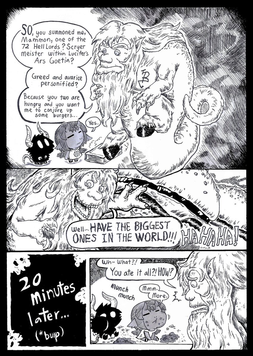 ItsaPaulThing's tweet photo. Bite Sized Monster Life #228: Mammon #bitesizedmonsterlife #athingnamedpaul #MonsterGirls #HellLord #Baphomet #Demon #ArsGoetia https://t.co/2Vp9A2DHZI