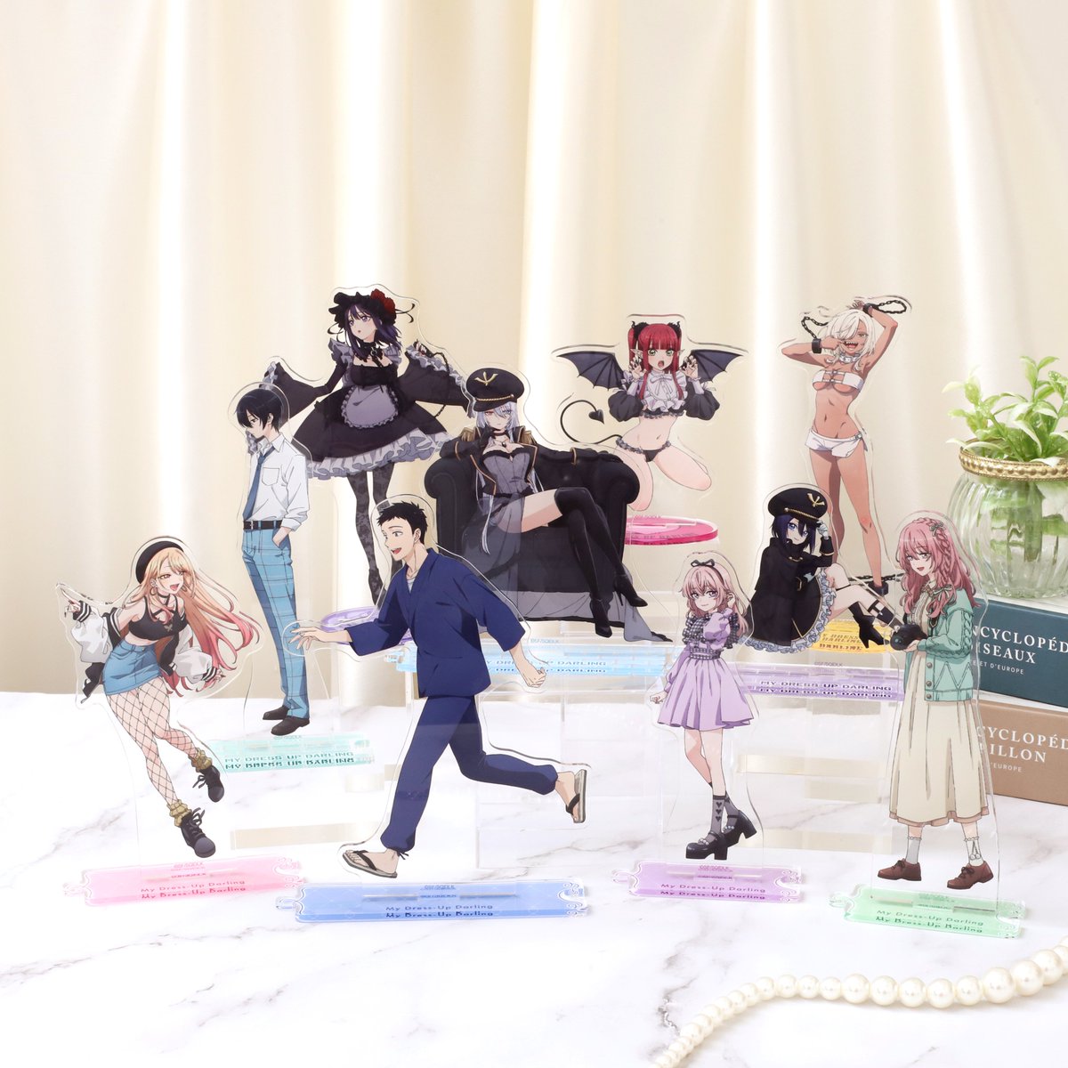 🎀#着せ恋展 大阪会場グッズ紹介🎀 💖アクリルスタンド 展示会描き