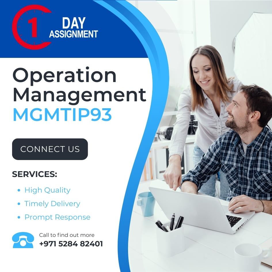 #OperationsManagement #OperationsCourse #BusinessOperations #SupplyChainManagement #ProcessImprovement #OperationsStrategy #OperationsResearch #QualityManagement #LeanManagement