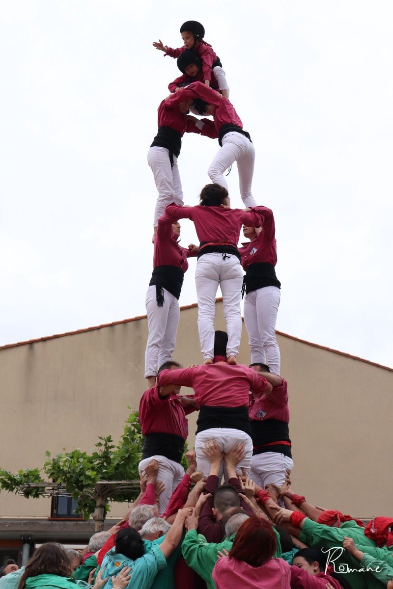 CasalConflent's tweet photo. Avui ens fan arribar les fotos de Romne Traby amb la torre de sis pisos!!!
Visca la gent dels Pallagos del Conflent !
També fem pilars, ben animats per les #gralles i els #graellers!
#castellers  #humantowers #valors #castells #justcanigo #conflent #catalunyanord #pallagos https://t.co/wznfQc2d0S