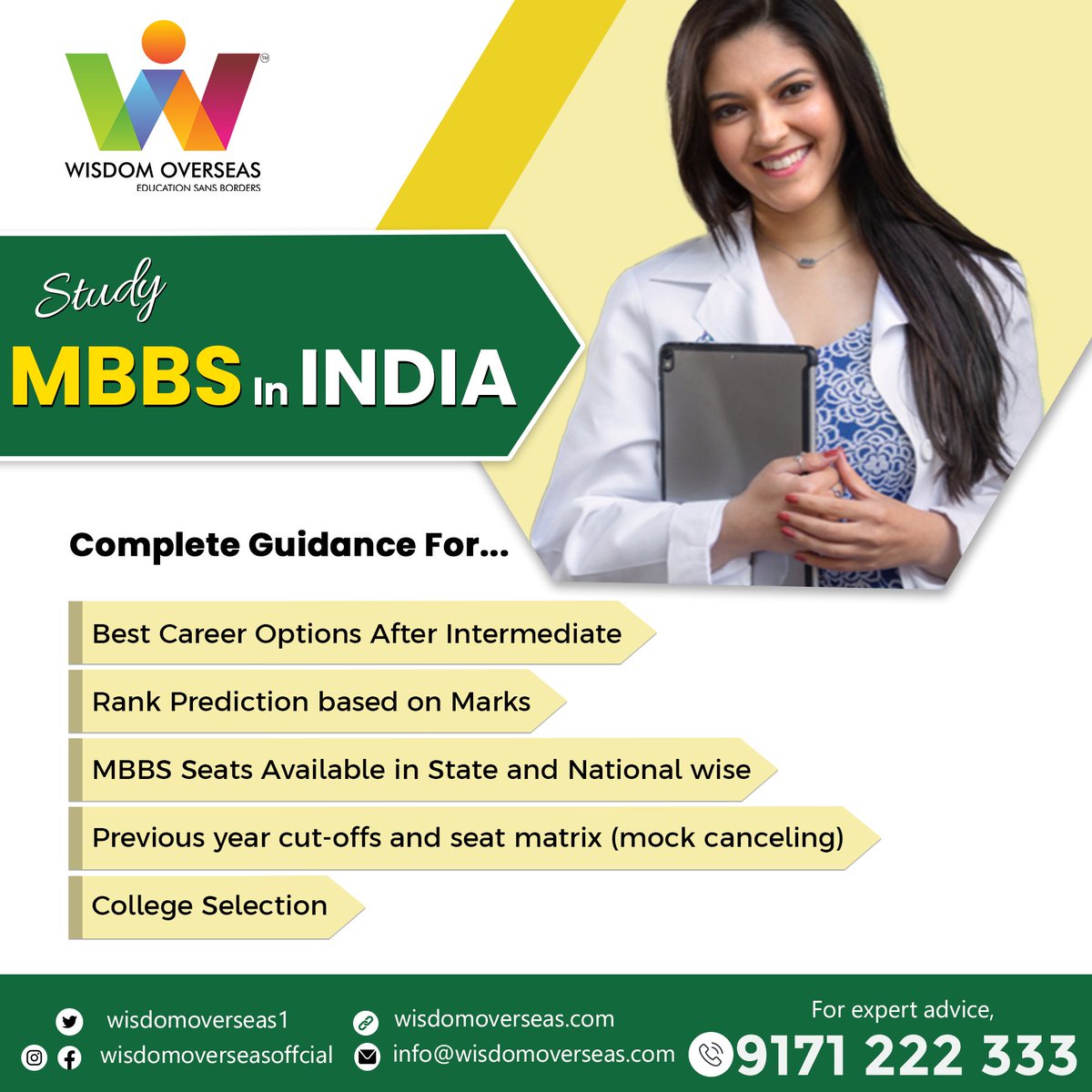 WisdomOverseas1's tweet photo. "If you find yourself in a state of confusion about pursuing MBBS in India, worry not! Here is a comprehensive guide to help you."

ADMISSION OPEN 2023!✈️🎓👩‍🔬
VISIT:https://t.co/7vEGE8kcGD
WhatsApp: https://t.co/eSSRPqEl9o  
#StudyMBBS #studymbbsindia  #wisdomoverseas https://t.co/5pwriKWJ6x