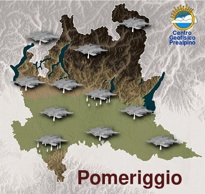 astrogeo_va's tweet photo. Cielo molto nuvoloso o coperto con piogge al mattino su Lombardia occidentale, Alpi e Prealpi, nel pomeriggio più diffuse. Neve oltre 2200 m. Rinforzi di vento da Est sulla bassa padana. Visibilità ridotta per foschia. Continua su https://t.co/okhJEPiWQE #meteo #Lombardia https://t.co/C27IrJ7trP