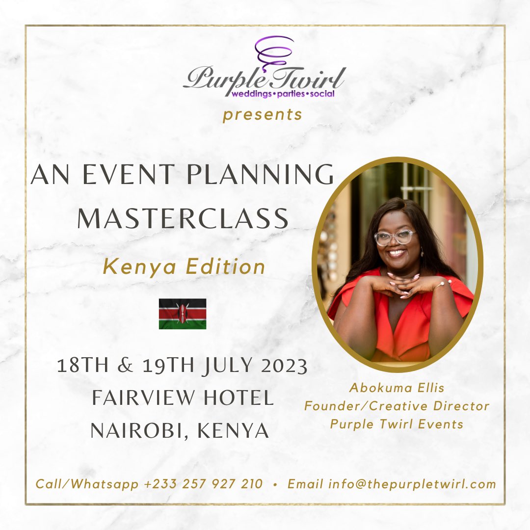ArabaAE's tweet photo. Sharing knowledge 
#eventsmasterclass #kenyaweddings #eastafricanweddings https://t.co/zOGqmHdEJw