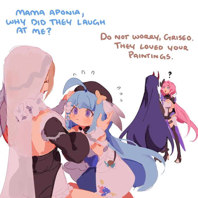 I enjoy doing celebration doodles for the 4komas I do for Honkai