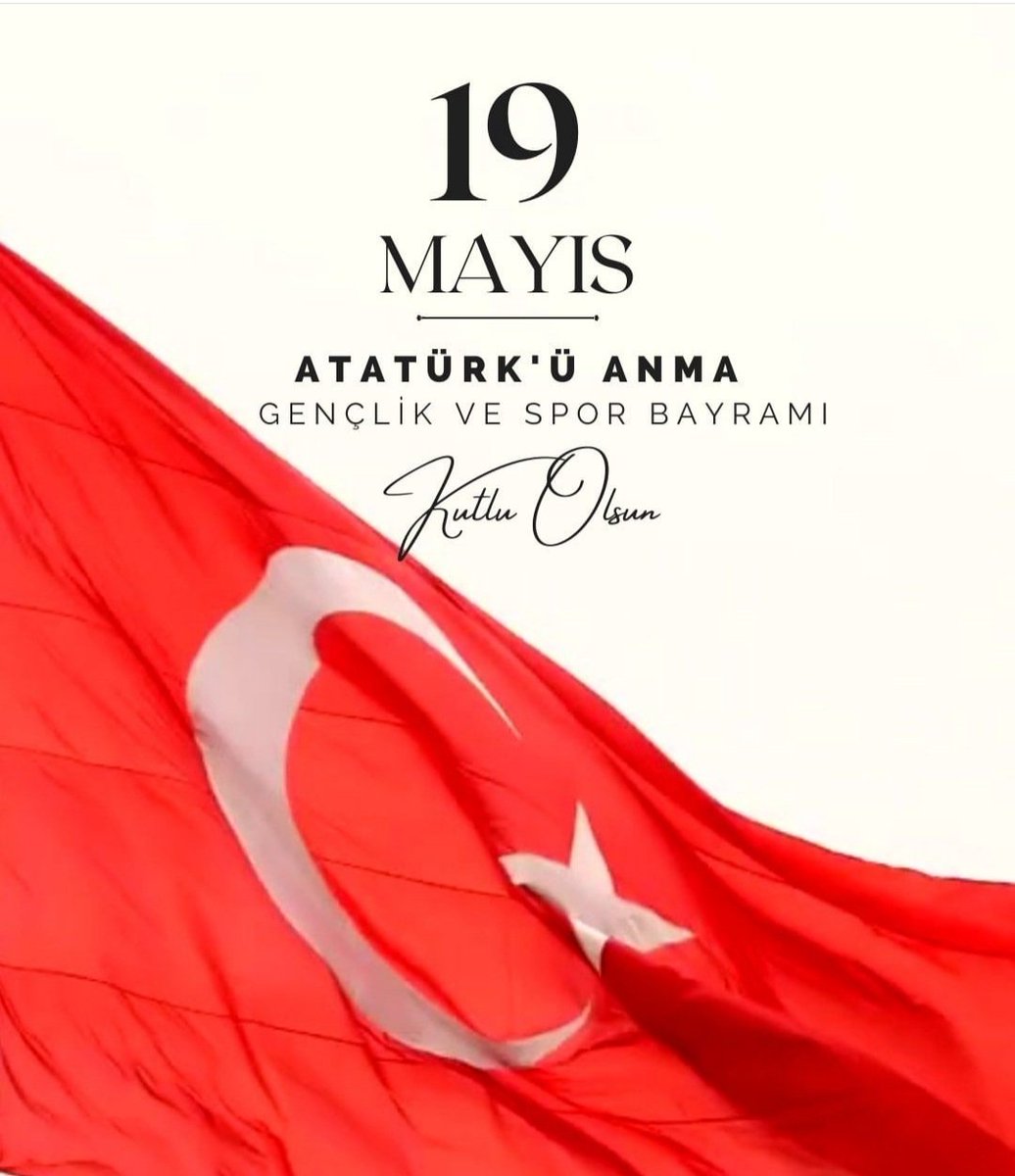 19 MAYIS ATATÜRK'Ü ANMA GENÇLİK VE SPOR BAYRAMI KUTLU OLSUN 🇹🇷🇹🇷🇹🇷
#kusadasi
#19MayısGenclikveSporBayramı
#19MAYIS1919
#Ataturk
#genclikvesporbayramı
#19MAYIS1919