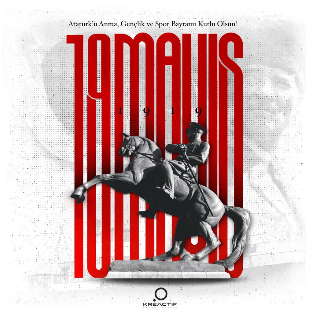 19 Mayıs Atatürk'ü Anma Gençlik ve Spor Bayramı Kutlu Olsun..
.
.
.
#19mayıs1919 #19mayıs #19mayis #19mayısatatürküanmagençlikvesporbayramı #kreactif #kreactifmedya #kreactifmedyatasarım
