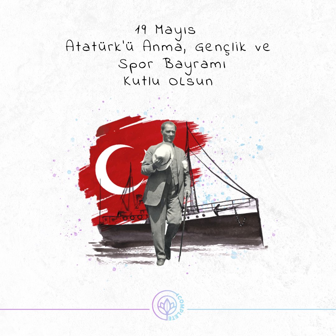 "Milletin bağrından temiz bir nesil yetişiyor. Bu eseri (Türkiye Cumhuriyeti’ni) ona bırakacağım ve gözüm arkamda kalmayacak." 
- M. Kemal Atatürk

19 Mayıs Atatürk’ü Anma, Gençlik ve Spor Bayramımız kutlu olsun🇹🇷

#19MAYIS #19MAYIS1919 #Ataturk