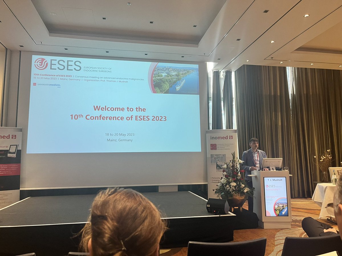 jevillarmo's tweet photo. Starting with the 10th Conference of the European Society of Endocrine Surgeons in #Mainz. We’re going to talk about advanced endocrine malignancies. https://t.co/uF4jRwOWah