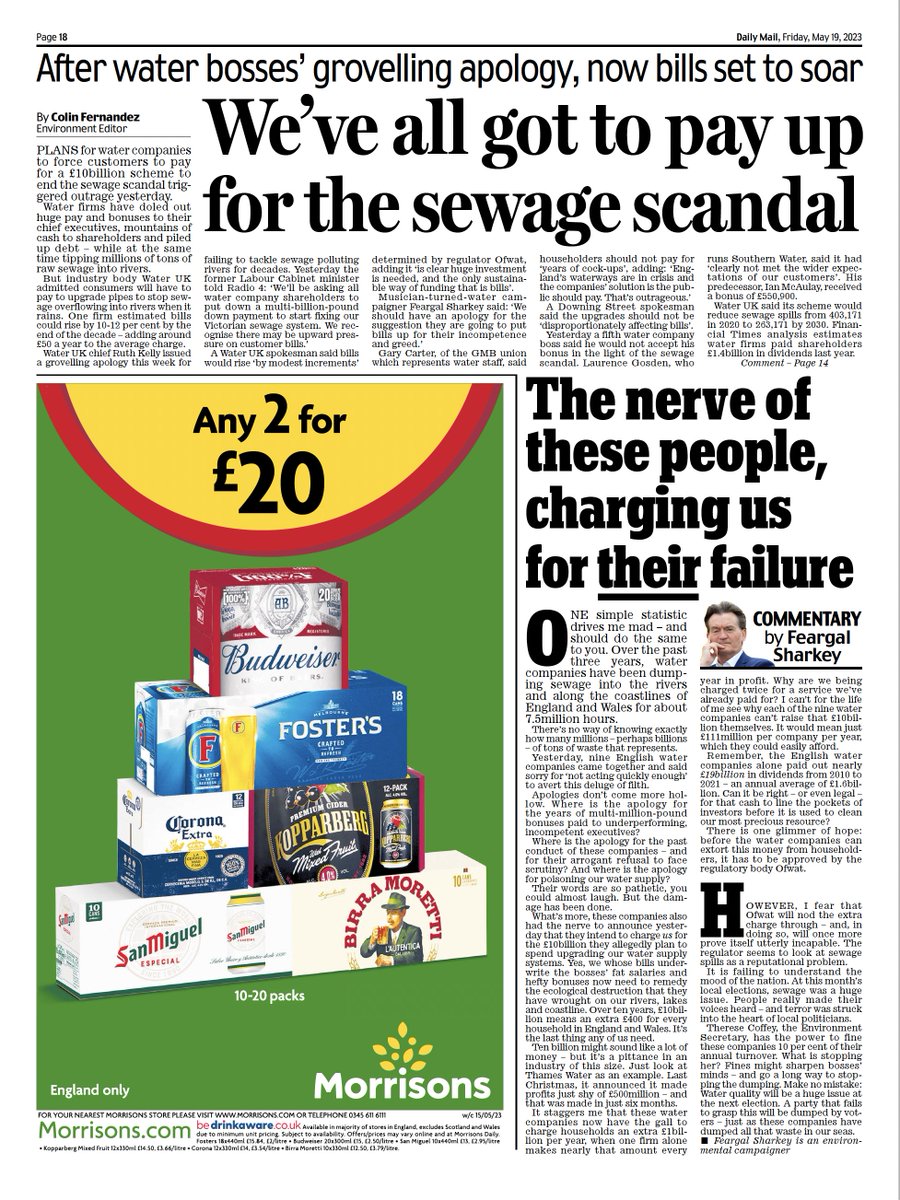 "The nerve of these people charing us for their failure."

Me in today's <a href="/DailyMailUK/">Mail+</a>