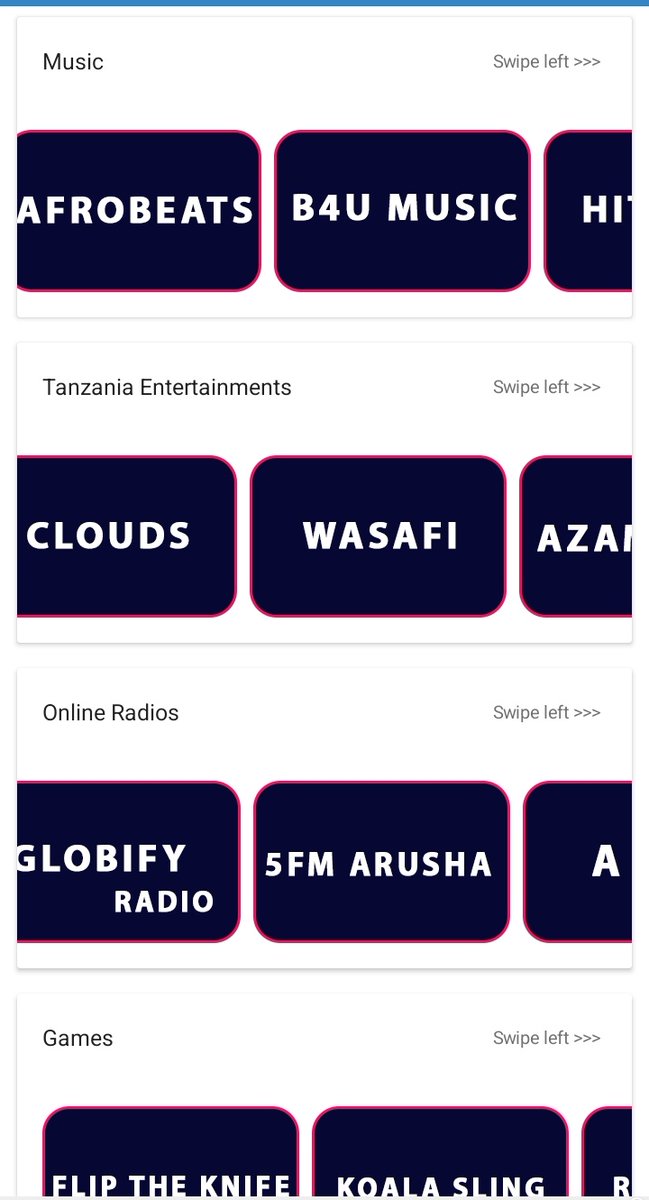 GlobifyTz's tweet photo. kwa siku zijazo hii App itakua ni sehemu ya kubata kile unachokihitaji. sio tu Globify bali hata Radio/Tv station zingine zitakua humo ndani
na Nyongeza tu..
tumeweka gemu za kuchangamsha ubingo kido humohumo kwenye iyo App😁
#KnowGlobify https://t.co/1tg3rxtLX9