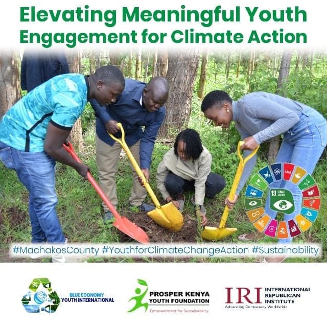 KilonzoFdn's tweet image. Empowering youth for climate action is not just an option, it's an urgent necessity. Together, we have the power to create a sustainable future and protect our planet. Join us in the Youth for Climate Action Machakos Campaign and be the change our world needs.