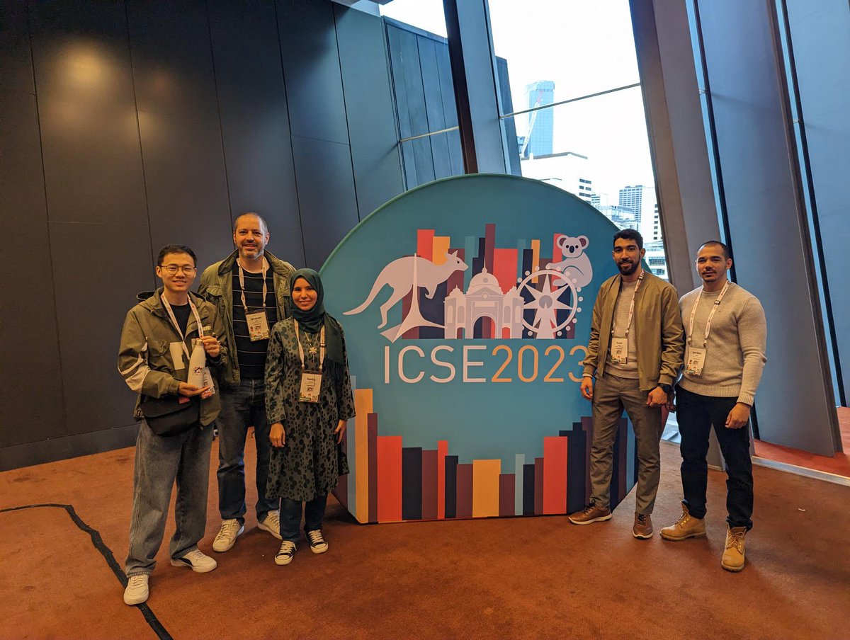 Jordan Samhi (@jordansamhi) on Twitter photo TruX research group (<a href="/uni_lu/">uni.lu</a> <a href="/SnT_uni_lu/">SnT</a> π±πΊ) well represented at <a href="/ICSEconf/">ICSE</a> in Melbourne π₯ <a href="/SaadEzzini/">Saad EZZINI</a> <a href="/HaoyeTIAN/">Haoye Tian</a> <a href="/JacquesKlein14/">Jacques Klein</a> #SoftwareEngineering TruX research group (<a href="/uni_lu/">uni.lu</a> <a href="/SnT_uni_lu/">SnT</a> π±πΊ) well represented at <a href="/ICSEconf/">ICSE</a> in Melbourne π₯ <a href="/SaadEzzini/">Saad EZZINI</a> <a href="/HaoyeTIAN/">Haoye Tian</a> <a href="/JacquesKlein14/">Jacques Klein</a> #SoftwareEngineering