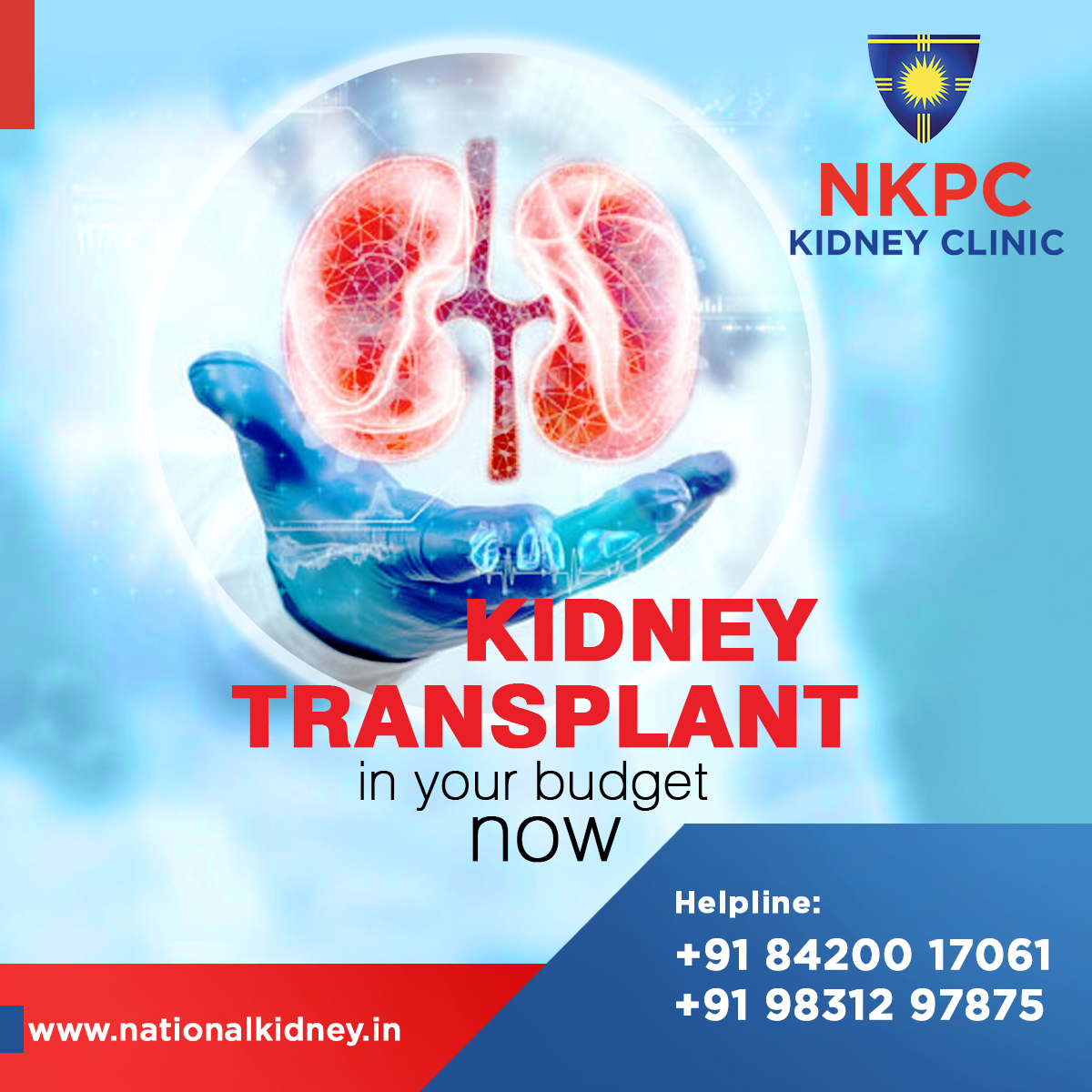 NationalKidney's tweet photo. Get your kidney transplantation done at the most reliable &amp; budget-friendly clinic #NKPC!! Visit us for more details at https://t.co/JYF9kTPBJz or call us at 8420017061 / 9831297875 for a booking!! #kidneycare #prostateclinic #oncoclinic #urosurgeon #gastroclinic! https://t.co/e0Qvkp6NQJ