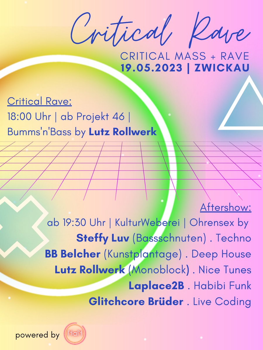 harte-echtzeit (@harte_echtzeit) on Twitter photo #GlitchcoreBrüder Strike again…<a href="/AlgorhythmMc/">MC Algorhythm</a> and I will play in #Zwickau / #Kulturweberei tonight! Don’t miss out! 🤡🎧🚀#algorave #livecoding #tidalcycles #EverythingIsAPattern #GlitchcoreBrüder Strike again…<a href="/AlgorhythmMc/">MC Algorhythm</a> and I will play in #Zwickau / #Kulturweberei tonight! Don’t miss out! 🤡🎧🚀#algorave #livecoding #tidalcycles #EverythingIsAPattern