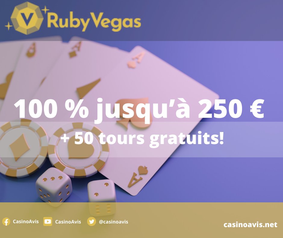 casinoavis's tweet photo. 🧐Découvrez le casino Ruby Vegas - votre destination ultime pour une expérience de jeu imbattable ! ♣️

Rejoignez-nous maintenant et commencez à gagner gros ! ♦️

https://t.co/m2EOMDidgJ ♥️

#casinoavis https://t.co/UFkPiVuRM0