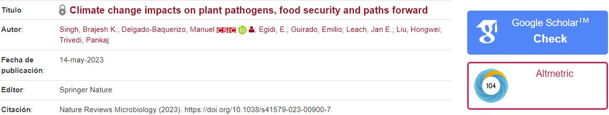 IRNAS_CSIC's tweet photo. Climate change impacts on plant pathogens, food security and paths forward | DIGITAL.CSIC https://t.co/2Yr688ziTq… @IRNAS_CSIC @pablodeolavide
#Biofunlab https://t.co/YihQajDZ66