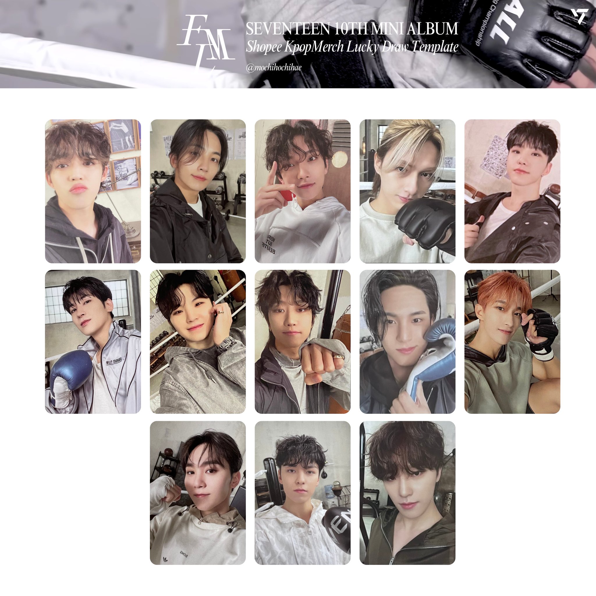 LE SSERAFIM SHOPEE kpopmerch 90枚 SEVENTEEN SHOPEE kpopmerch 120枚