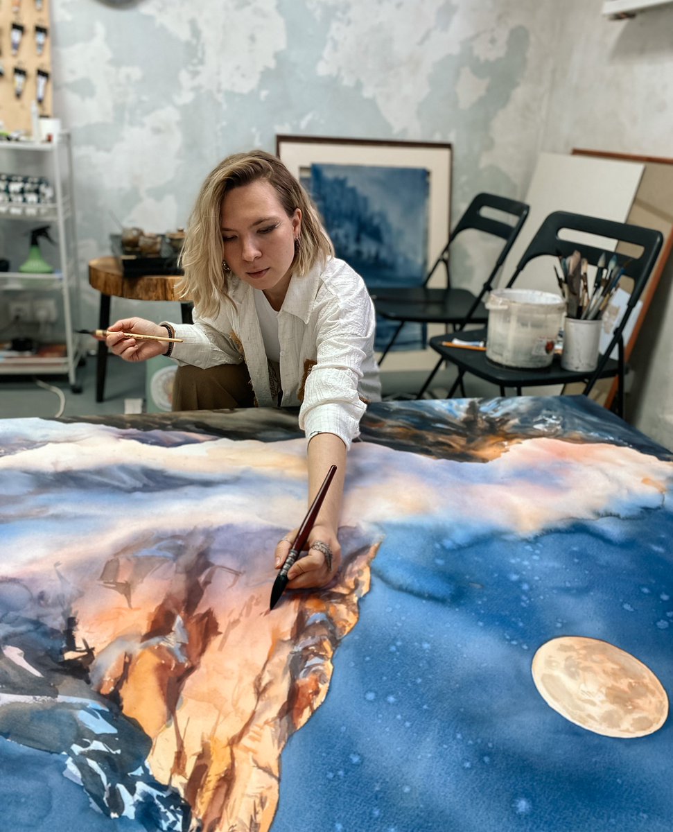 ✨HELLO EVERYONE✨

I am Sveta a watercolor artist. I create a large-scale watercolor. My atmospheric landscapes are filled with meaning and love for nature.

With the help of creativity, I travel to different corners of the earth, I will be glad if you join this journey with me.