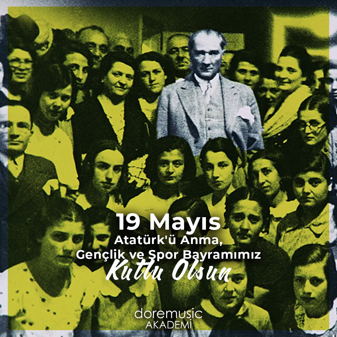 Yeni nesillere daima umut olan Atatürk’ü anıyor, Gençlik ve Spor Bayramımızı Kutluyoruz!🇹🇷 #19MAYIS1919