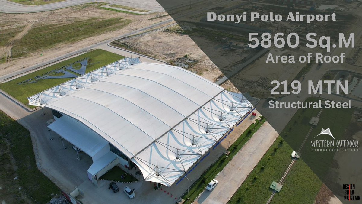 Sealing Skies with Excellence! 
Following a simple process of #DREAM...#DRAFT...#DESIGN
@wospl has successfully completed the #Tensileroofing #Project @aaihollongi

#tensilestructures #architecturaldesign #structuralsteel #airport #design #installation #roofing #sustainablity