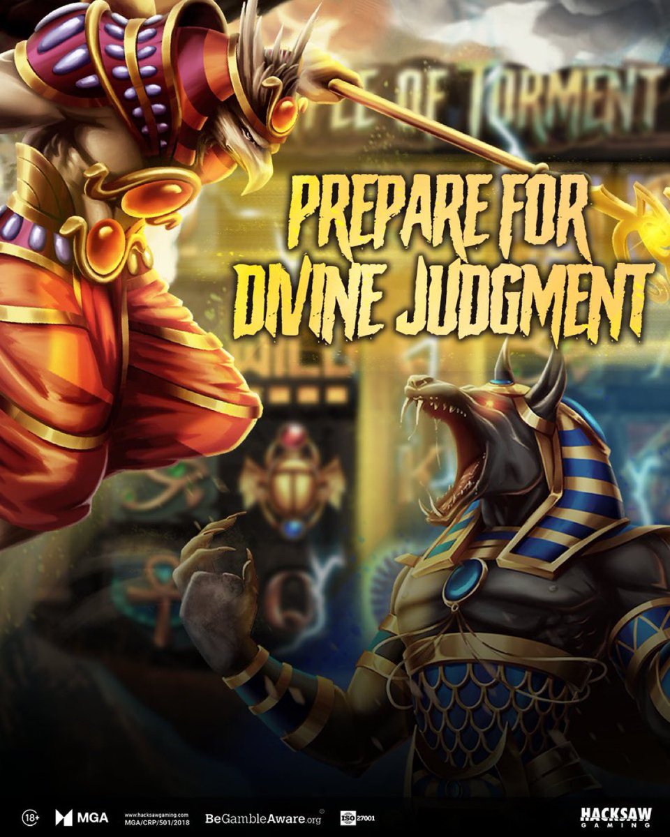 CoinSlottyPlay's tweet photo. 𓉳 Step inside the 𝗧𝗲𝗺𝗽𝗹𝗲 𝗼𝗳 𝗧𝗼𝗿𝗺𝗲𝗻𝘁 to behold the ultimate divine clash ⚡

It's Ra 🆚 Anubis amid a feast of expanding wild chaos 𓅄𓃣

𓋬 Who you backing? 📅Our all-new release drops in one week. https://t.co/LqgDlZO3Am
