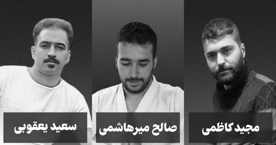 estemnayi1's tweet photo. #فوری

وقتی ملت سرگرم فوتبال حکومتی بودند.
حکم این سه جوان ایرانی
 صبح امروز اجرا شد.

به جای دعواهای توییتری
 باید در خیابان باشیم.

#مهسا_امینی 
#خانه_اصفهان https://t.co/ssXhQxwkRK