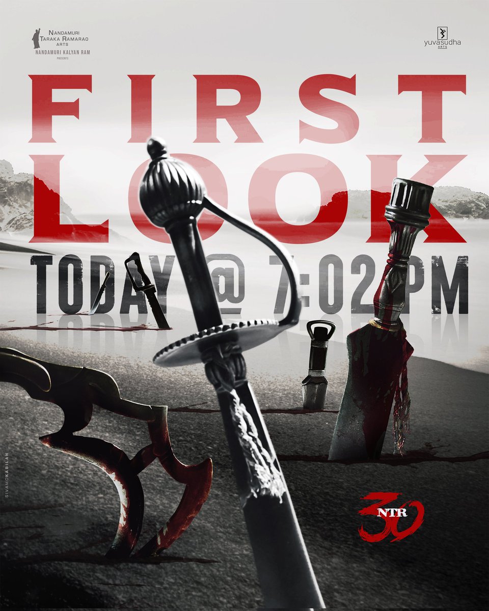 Minimalist__13's tweet photo. Get ready to witness the MASS #NTR30FirstLook from the man himself at 7:02PM.!!
Stay tuned to @tarak9999 🔥
#NTR30 #KoratalaSiva #SaifAliKhan #JanhviKapoo
#NTR #Anirudh #FirstLook https://t.co/Hg46TivTmF