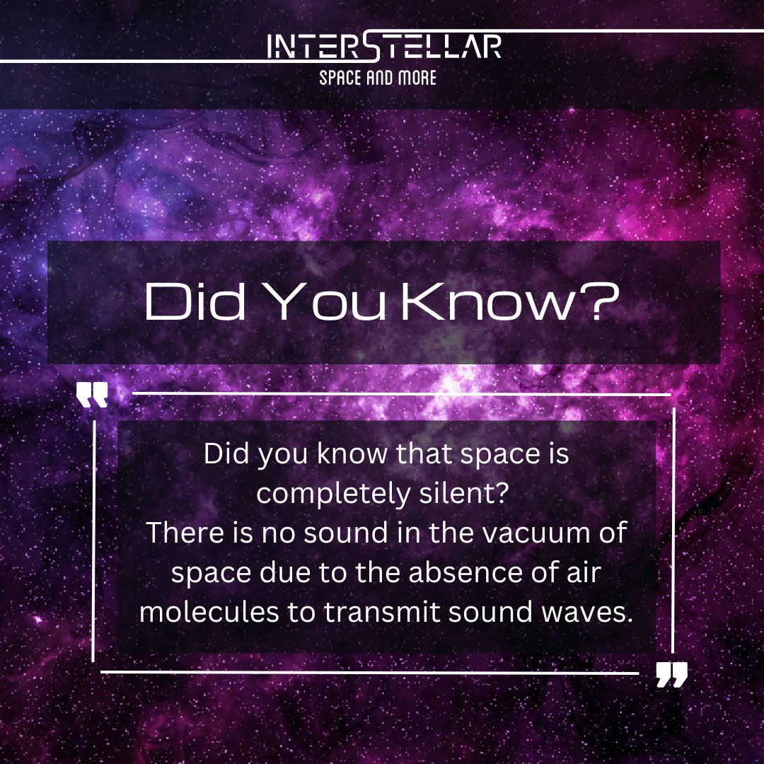Embark on a cosmic adventure with us and immerse yourself in the awe-inspiring silence of space. 

Discover fascinating space facts and explore the wonders of the universe on Interstellar. News.✨🚀 

#interstellar #CosmicAdventure #SpaceFacts #ExploreTheUnknown #SpaceNews