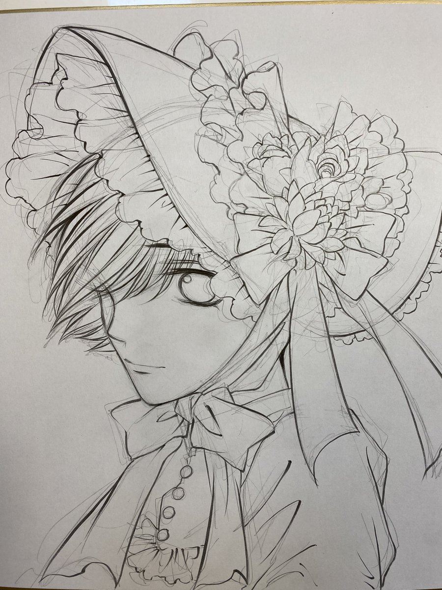 大阪インテイベントに持ってく色紙描きます!