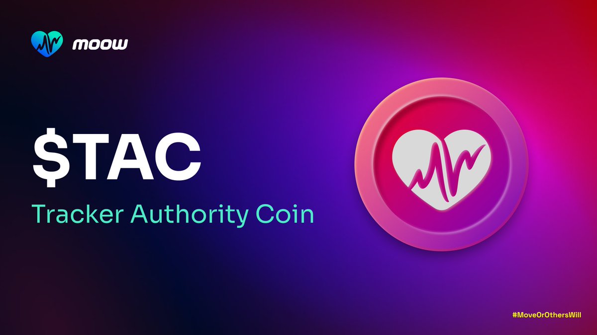 As we eagerly anticipate the Private Community Token Sale, we are thrilled to tell you about the $TAC Token and its incredible array of utility and use cases 🔥

$TAC is MOOW Governance Token with a 1.000.000.000 total supply available through M2E or upcoming Token Sales 😎

We