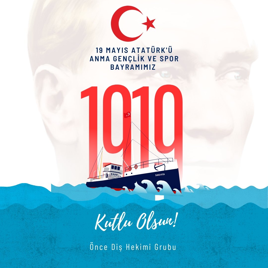 19 Mayıs Atatürk'ü Anma, Gençlik ve Spor Bayramı kutlu olsun