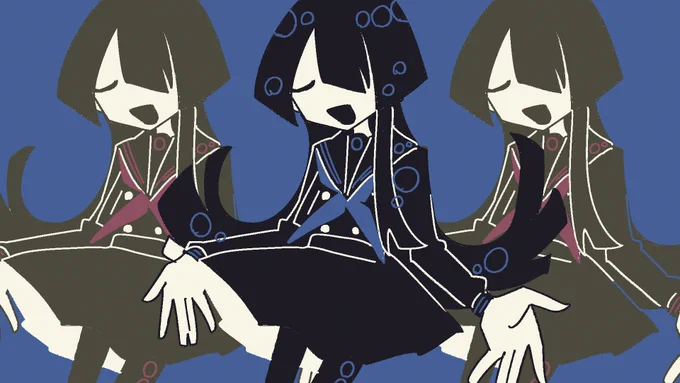 全部ダウンロードすると一個MVができそうなレベルで同一キャラをピアプロにぶん投げました 設定がありそうなツラしてますが解釈は自由です 見ていってくれ 近々差分が生まれる絵もあるかもしれん 