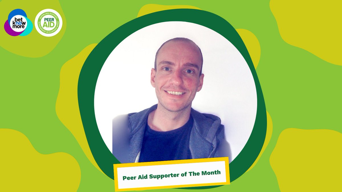 Betknowmore's tweet photo. Congratulations @PeerAid Supporter of the month Ben. Well done on your continued support and contribution to the Peer Aid service! If you or someone you know would like to find out more about the service please visit our website : ) #peeraid #support #gamble #peersupport #free https://t.co/3PdOpDoEwb