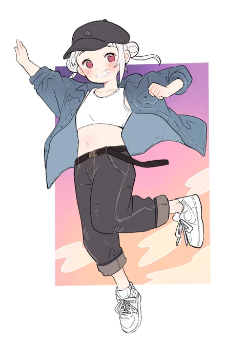 ブルー系デニムにしたかったけどリアル思考ならこっちのがいいな