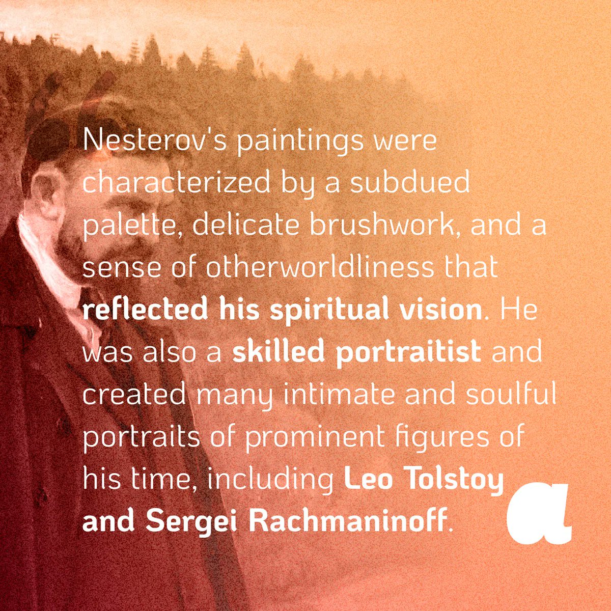 ftaart's tweet photo. 🎨 Happy Birthday Mikhail Nesterov! 🎉
Discover a selection of his artworks on FeelTheArt®, available on:

App Store: https://t.co/O3vJyXVKYx
Google Play: https://t.co/C0BZ2BbaMb 

#MikhailNesterov #RussianArt #Symbolism #ArtHistory #ArtLovers #ArtAppreciation https://t.co/2YgHftjw0q