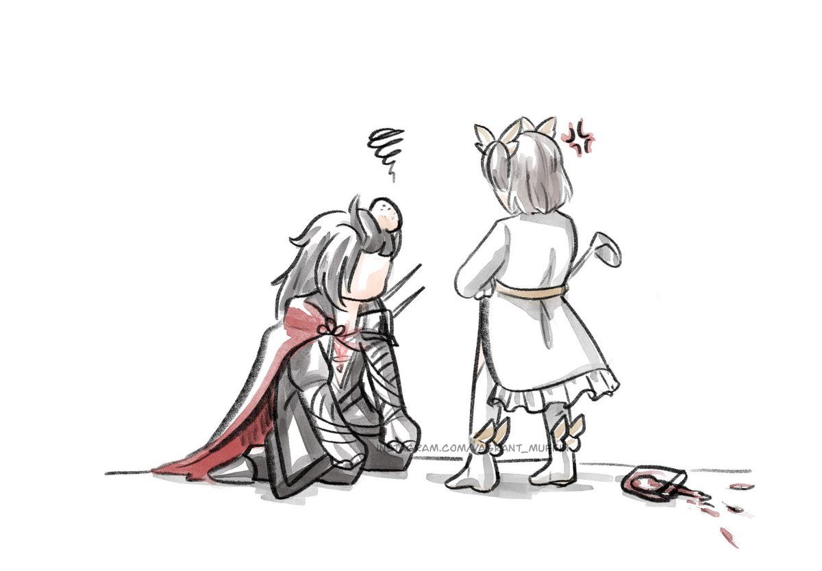 vagrant_muffin's tweet photo. Your bloodlust is not allowed in the kitchen around the ingredients! #TheTaleofFood #thetaleoffoodfanart
#taleoffood https://t.co/caGYLEGG1d