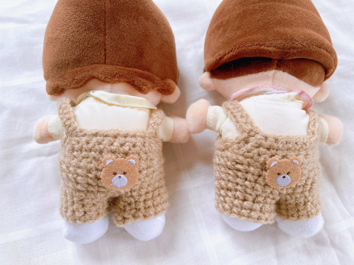 なにわちゃんのちびぬい服を編んでみました🧶 大橋くんと長尾くんver