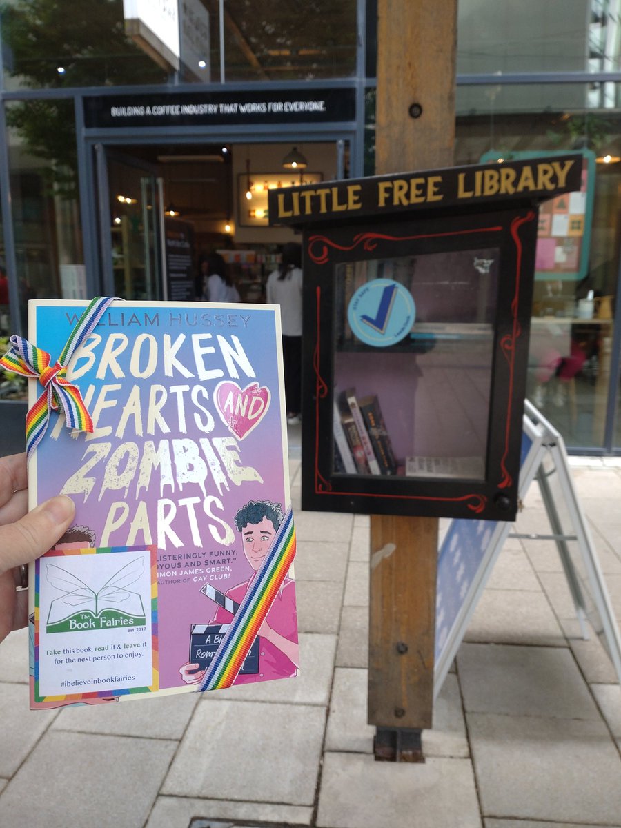 “You will try your very, very hardest not to freak out”
The Book Fairies are sharing copies of Broken Hearts and Zombie Parts by William Hussey! Who will be lucky enough to spot one at Leeds dock little library?
#ibelieveinbookfairies #TBFBroken #TBFUsborne #BookFairiesWithPride