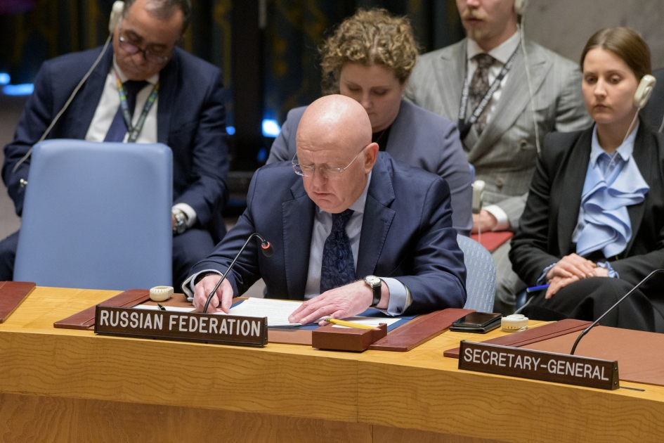 mfa_russia's tweet photo. 💬 Russia's Permanent Representative to the UN Vassily #Nebenzia: The West knew exactly who they were bringing to power after coup d'état in 2014 &amp; who they had carefully nurtured before that in the interests of transforming Ukraine into an "anti-Russia"

https://t.co/mKCUYgTNKU https://t.co/nLkMZ4xMgu