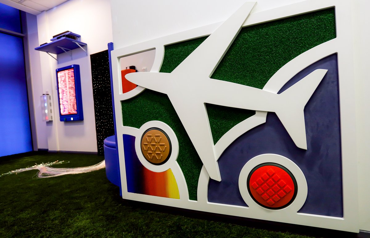 DublinAirport's tweet photo. Did you know that Dublin Airport has a purpose-built sensory room for passengers with special needs? 

Designed for autism, dementia &amp; cognitive impairment, it's free for departing travellers. 

Book now: call 01-7047783 or email prm@ocsireland.com. 

See: https://t.co/oz1SxV78Wl https://t.co/aLcAzpu9jO
