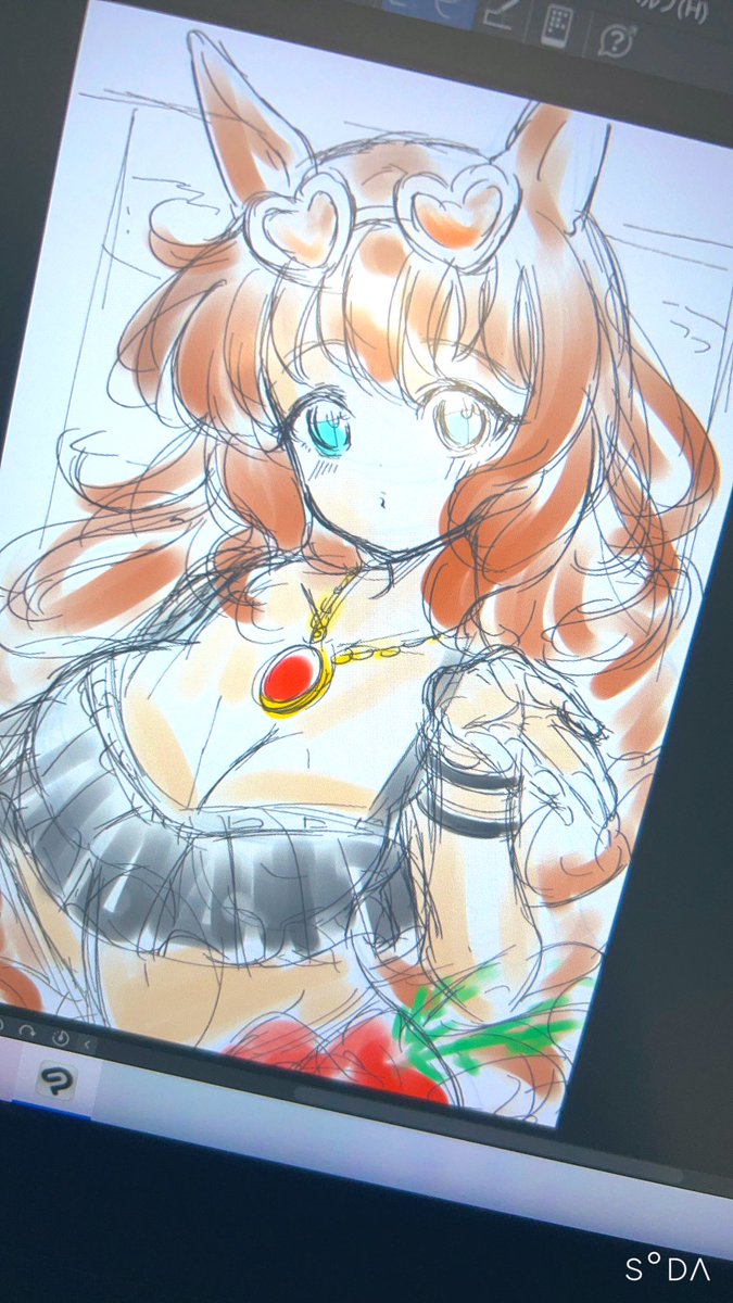 「マルゼンお姉さんラフ」|なまちょこ／ウマ娘5th土曜日のイラスト