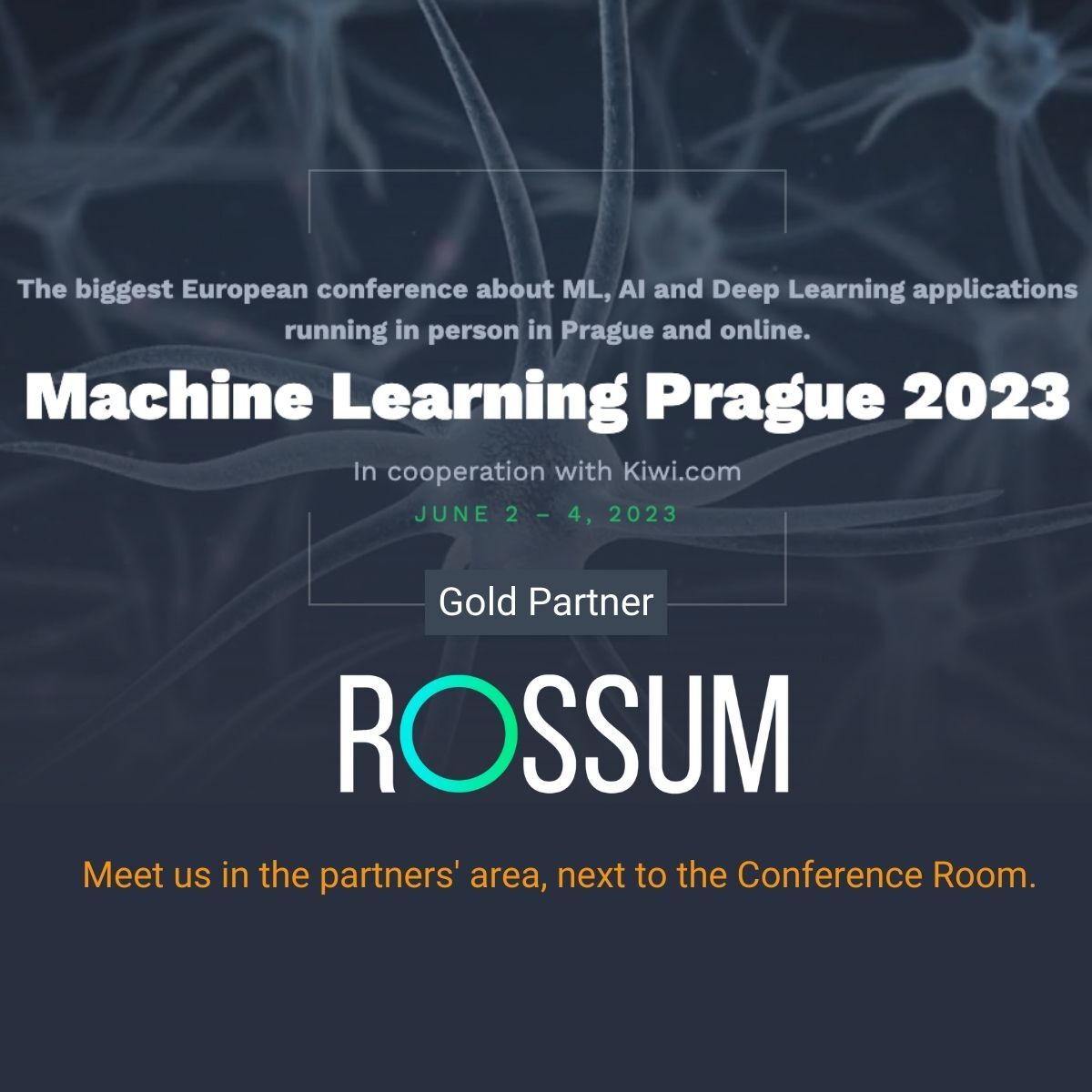 We're a Gold Partner of @MLPrague 2023 - June 2 to 4. The biggest European conference about machine learning, AI, and deep learning applications.

We'll have top engineers at the event, and a booth in the partners area. Sign up here... mlprague.com

#MLPrague #AI #ML