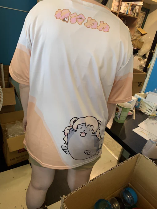 桃鈴ねね同人痛tee打樣來了～～ 海外可以用booth 謝謝  #booth_pm #桃鈴ねね #同人