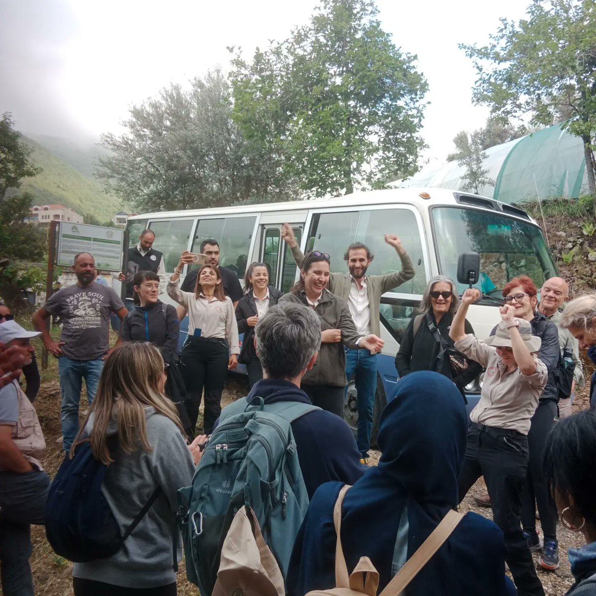 Amazing group hike, Phoenician inspired lunch and visit to the tree nursery. Thanks <a href="/Jabal_Moussa/">Jabal Moussa Biosphere Reserve</a> for a wonderful day2 of our final event!
#SustainableTourism #hiddeediterranean