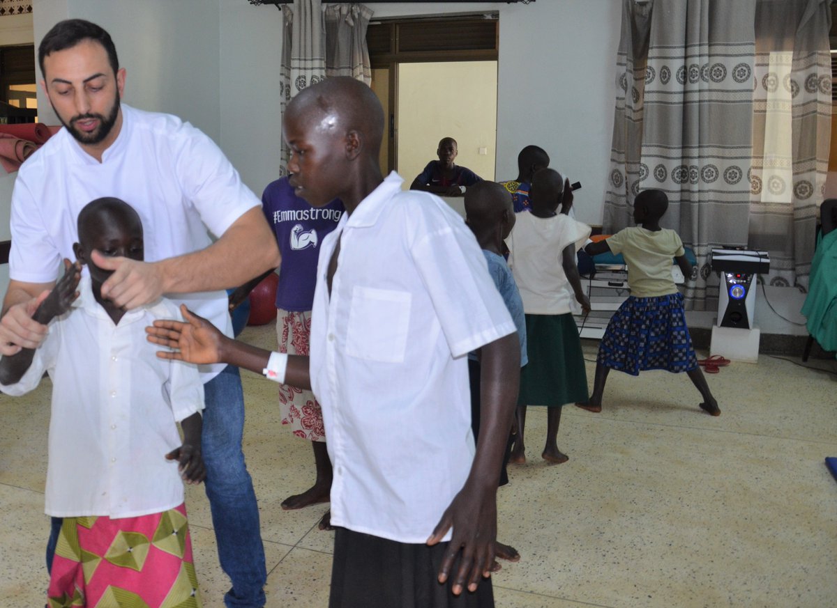 KumiOrthopaedic's tweet photo. Children sponsored by @Zest4Kidz have a physiotherapy session after undergoing surgery to correct Gluteal Fibrosis.
We were glad to have Fabio Marsella, a physiotherapist from Italy volunteer with us in the physiotherapy department.
#physiotheraphy
#correctivesurgeries https://t.co/DlVSuhKQDL