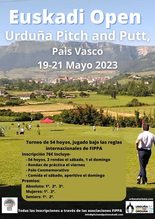 urdunakoudala's tweet photo. ⛳🏌‍➡ Asteburuan zehar Pitch and Putt Euskadi Opena jokatuko da Urduñan!

⛳🏌‍➡ ¡Este finde semana se jugara el Pitch and Putt Euskadi Open en Orduña! https://t.co/x17gocjFrq