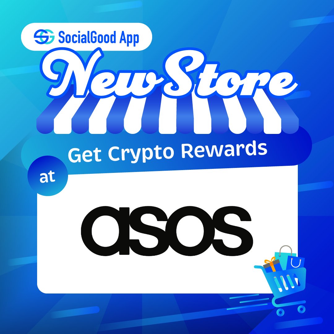 #GutenMorgen und #guteNewsdesTages 

Ihr könnt jetzt auch #Krypto #Cashback bei #asos bekommen🥳

Schaut gleich in die App!