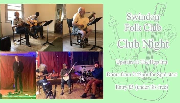 Don't forget, lovely followers, that we're upstairs at <a href="/hopinnswindon/">The Hop Inn Swindon</a> this evening for this month's Club Night.

Bring your voices and instruments to share tunes and songs! Doors from 7:45pm for an 8pm-ish start.

We look forward to seeing you there!