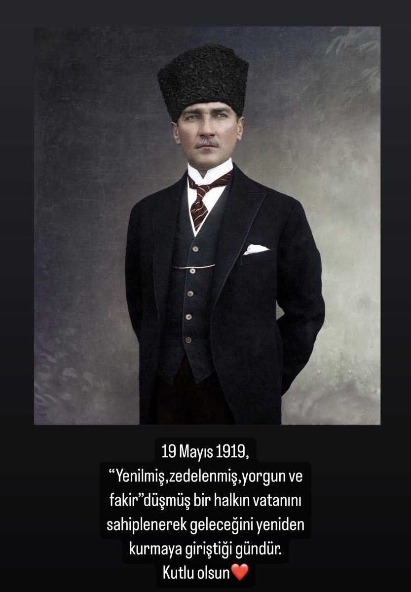 kkubivermis's tweet photo. ❤️ #19MAYIS1919 #gencliğehitabe #genclikbayramı https://t.co/RxK2kmf70t